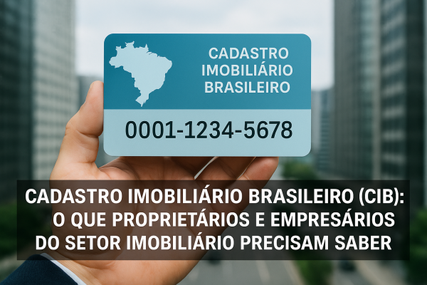 Cadastro Imobiliário Brasileiro (CIB): o que proprietários e empresários do setor imobiliário precisam saber
